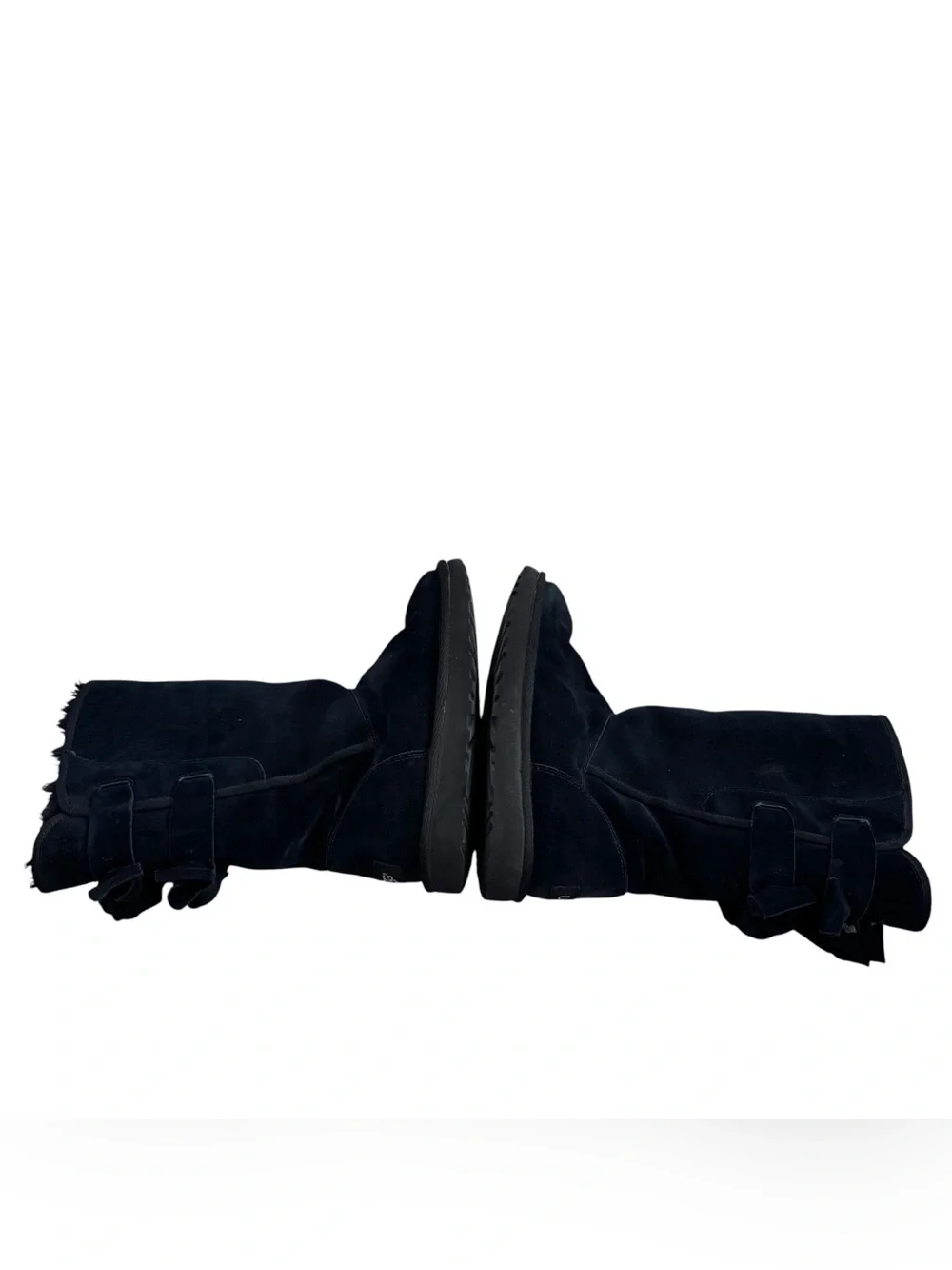 Ugg Black Allegra Bow II Boots Size 7